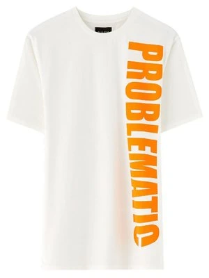 T-shirt z nadrukiem PULL&BEAR