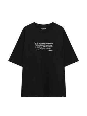T-shirt z nadrukiem PULL&BEAR