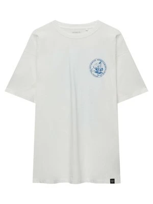 T-shirt z nadrukiem PULL&BEAR