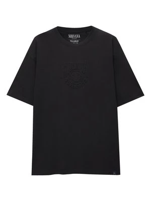 T-shirt z nadrukiem PULL&BEAR