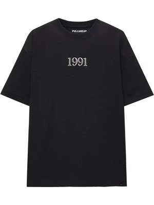 T-shirt z nadrukiem PULL&BEAR