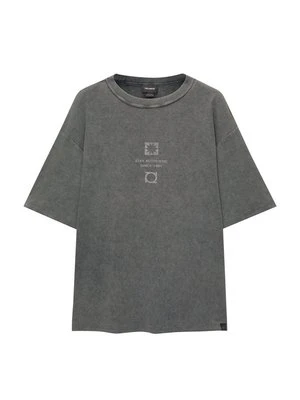 T-shirt z nadrukiem PULL&BEAR