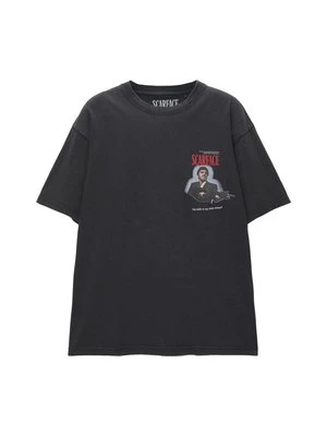 T-shirt z nadrukiem PULL&BEAR