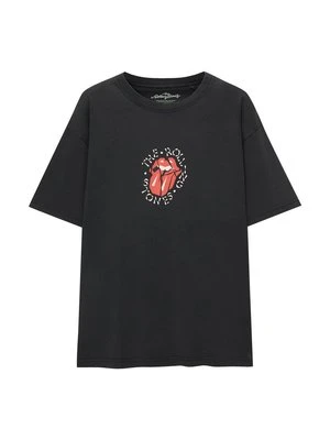 T-shirt z nadrukiem PULL&BEAR