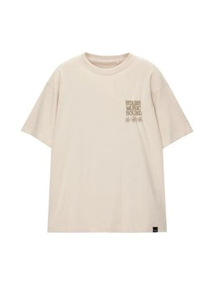 T-shirt z nadrukiem PULL&BEAR