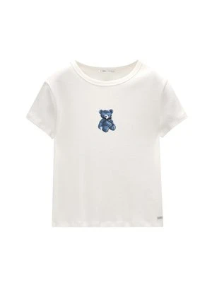 T-shirt z nadrukiem PULL&BEAR