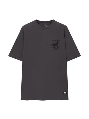 T-shirt z nadrukiem PULL&BEAR
