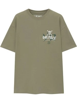 T-shirt z nadrukiem PULL&BEAR