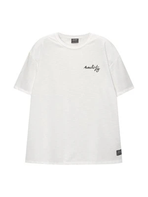 T-shirt z nadrukiem PULL&BEAR