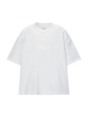 T-shirt z nadrukiem PULL&BEAR