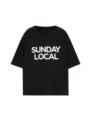 T-shirt z nadrukiem PULL&BEAR