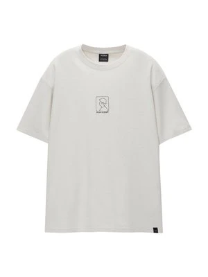 T-shirt z nadrukiem PULL&BEAR
