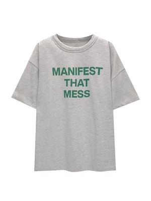 T-shirt z nadrukiem PULL&BEAR