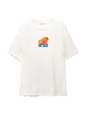 T-shirt z nadrukiem PULL&BEAR