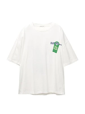 T-shirt z nadrukiem PULL&BEAR