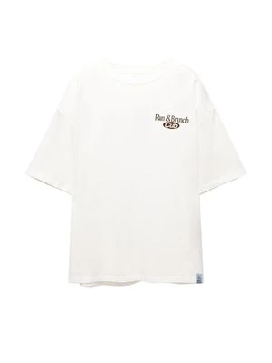 T-shirt z nadrukiem PULL&BEAR