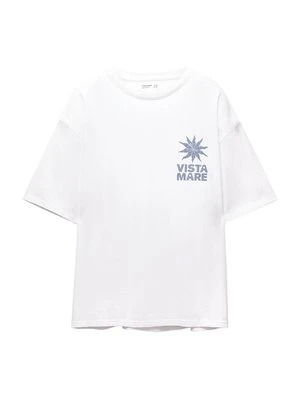 T-shirt z nadrukiem PULL&BEAR
