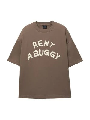 T-shirt z nadrukiem PULL&BEAR