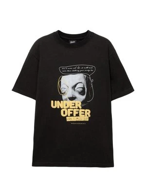 T-shirt z nadrukiem PULL&BEAR