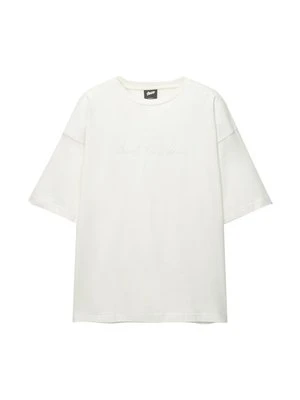 T-shirt z nadrukiem PULL&BEAR