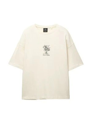 T-shirt z nadrukiem PULL&BEAR