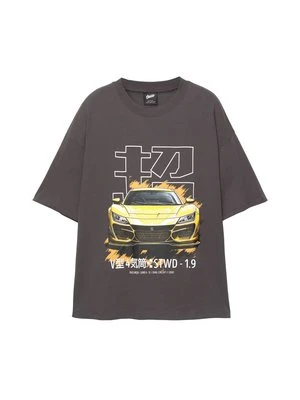 T-shirt z nadrukiem PULL&BEAR