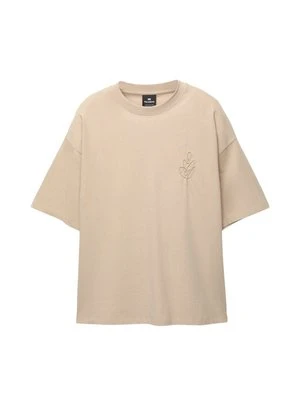 T-shirt z nadrukiem PULL&BEAR