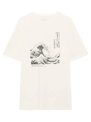 T-shirt z nadrukiem PULL&BEAR