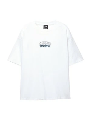 T-shirt z nadrukiem PULL&BEAR