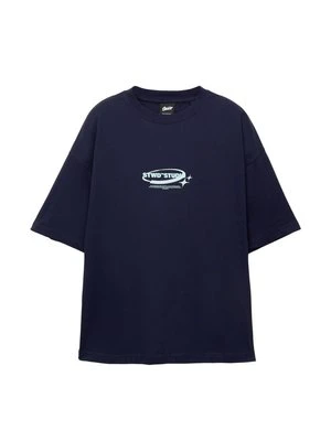 T-shirt z nadrukiem PULL&BEAR