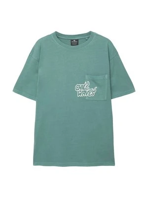 T-shirt z nadrukiem PULL&BEAR