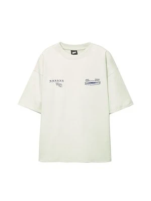 T-shirt z nadrukiem PULL&BEAR