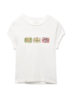 T-shirt z nadrukiem PULL&BEAR