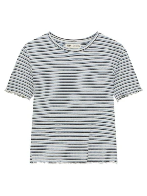 T-shirt z nadrukiem PULL&BEAR jasnoniebieski