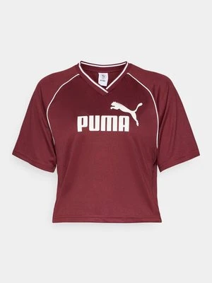 Zdjęcie produktu T-shirt z nadrukiem Puma bordowy