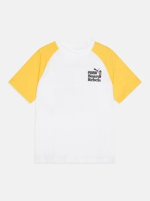T-shirt z nadrukiem Puma biały