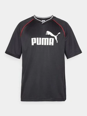 T-shirt z nadrukiem Puma czarny