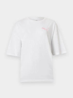 T-shirt z nadrukiem Puma biały