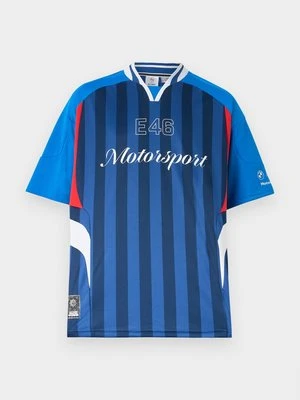 T-shirt z nadrukiem Puma niebieski