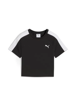 T-shirt z nadrukiem Puma czarny