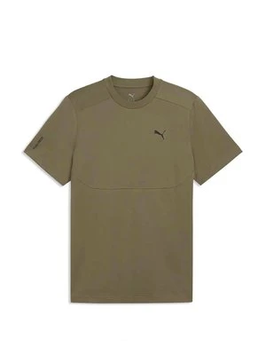 T-shirt z nadrukiem Puma zielony