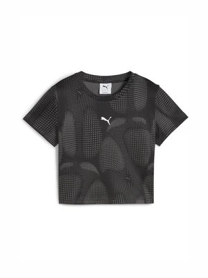 T-shirt z nadrukiem Puma czarny