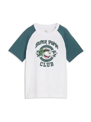 T-shirt z nadrukiem Puma biały