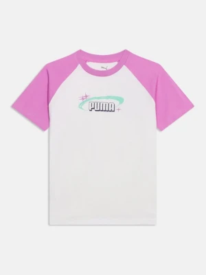 T-shirt z nadrukiem Puma biały