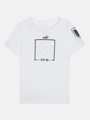 T-shirt z nadrukiem Puma biały