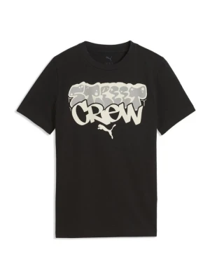 T-shirt z nadrukiem Puma czarny