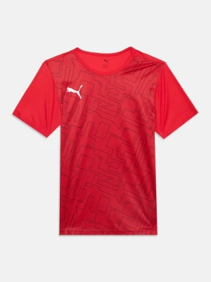 T-shirt z nadrukiem Puma czerwony