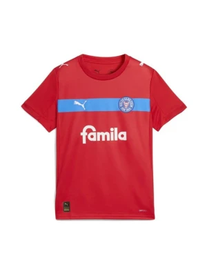 T-shirt z nadrukiem Puma czerwony