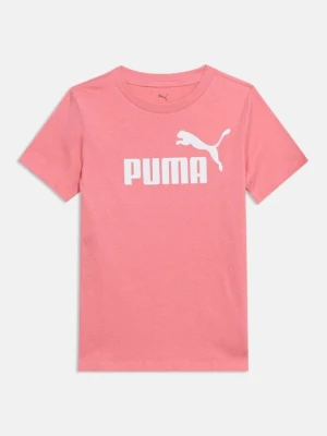 T-shirt z nadrukiem Puma fioletowy