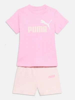 T-shirt z nadrukiem Puma jasnoróżowy